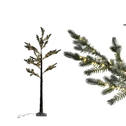 180 LED Δεντράκι Εσωτ. &amp; Εξωτ. Χώρου Με 8 Προγράμματα Και Μετασχηματιστή Θερμό Λευκό Φως 180cm