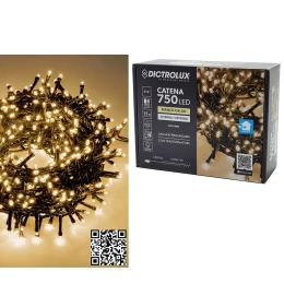 750 LED Εσωτ. &amp; Εξωτ. Χώρου Με 8 Προγράμματα Και Μετασχηματιστή Θερμό Λευκό Φως Πράσινο Καλώδιο Μη Επεκτεινόμενο IP44 31