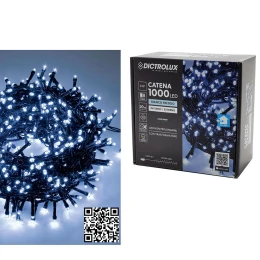 1000 LED Εσωτ. & Εξωτ. Χώρου Με 8 Προγράμματα Και Μετασχηματιστή Ψυχρό Λευκό Φως Πράσινο Καλώδιο Μη Επεκτεινόμενο IP44 3