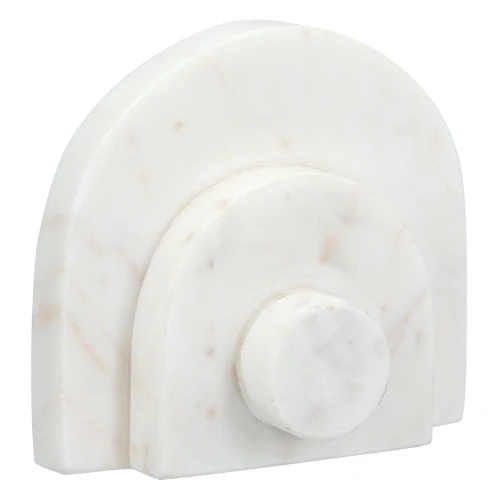 Βιβλιοθήκες Μάρμαρο Μπεζ Λευκό 12X5X11Cm 12X5X11Cm