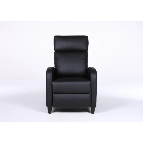 Πολυθρόνα Ανακλινόμενη ATRIA Μαύρο PU 67.5x90x104cm