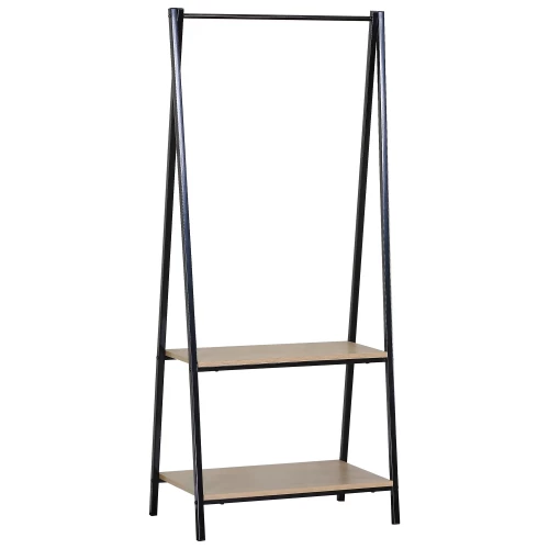 Έπιπλο Εισόδου MILFORD Δρυς/Μαύρο Μοριοσανίδα/Μέταλλο 64x40x150cm Έπιπλο Εισόδου MILFORD Δρυς/Μαύρο Μοριοσανίδα/Μέταλλο 64x40x150cm