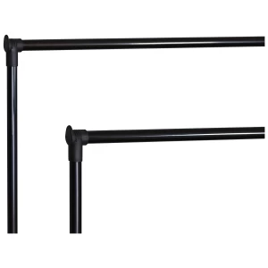 Έπιπλο Εισόδου SOUTHMERE Μαύρο Μέταλλο 74.5x39x157cm