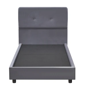 Κρεβάτι Μονό TAMAHAWK Γκρι Ύφασμα 212x106.5x106cm (Στρώμα 90x200cm)