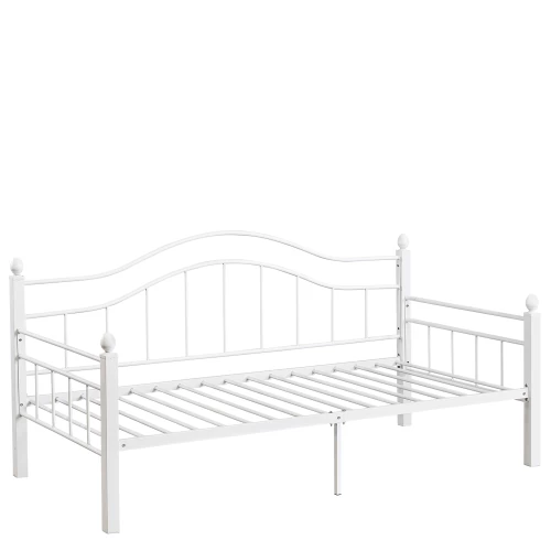 Καναπές Κρεβάτι PECOS Λευκό Μέταλλο Για Στρώμα 90x190cm