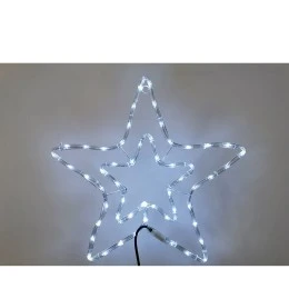 Αστέρι Διπλό 54 LED Ψυχρό Λευκό Φως 58x58cm