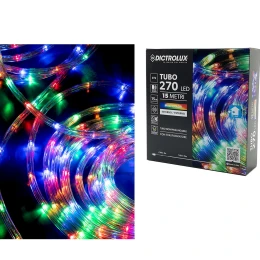 Φωτοσωλήνας 270 LED Εσωτ. &amp; Εξωτ. Χώρου Με 8 Προγράμματα Και Μετασχηματιστή Πολύχρωμο Φως Μη Επεκτεινόμενο IP44 31V 15+3