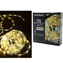 Φωτοσωλήνας 270 LED Εσωτ. &amp; Εξωτ. Χώρου Με 8 Προγράμματα Και Μετασχηματιστή Θερμό Λευκό Φως Φως Μη Επεκτεινόμενο IP44 31