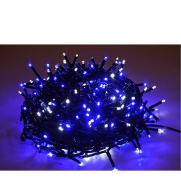 500 LED Εξωτερικού Χώρου Ψυχρό Λευκό/Μπλε Φως Πράσινο Καλώδιο