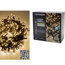 1000 LED Εσωτ. & Εξωτ. Χώρου Με 8 Προγράμματα Και Μετασχηματιστή Θερμό Λευκό Φως Πράσινο Καλώδιο Μη Επεκτεινόμενο IP44 3