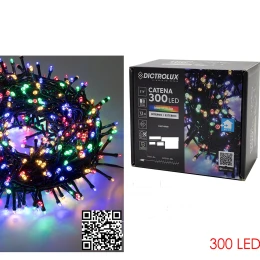 Χριστουγεννιάτικα Φωτάκια 300 LED Πολύχρωμα Εξωτερικού Χώρου Με Προγράμματα