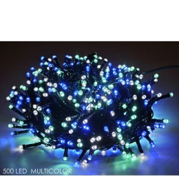 Χριστουγεννιάτικα Φωτάκια 500 LED Πολύχρωμα Polar Εξωτερικού Χώρου Με Προγράμματα