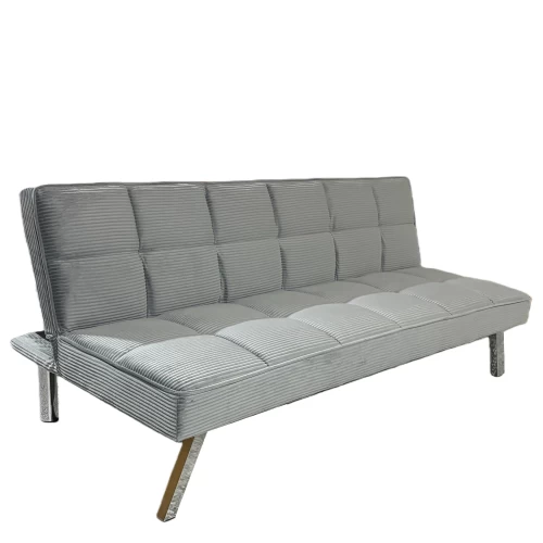 Καναπές Κρεβάτι ELVORE Γκρι Ύφασμα/Ξύλο 190x83x74cm