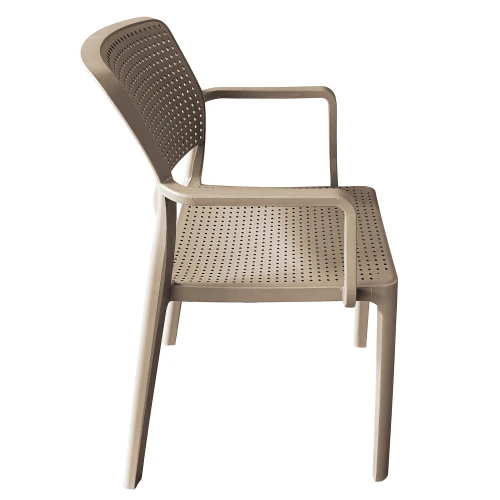 Πολυθρόνα Κήπου CALORA Cappuccino PP 55x54.5x83cm