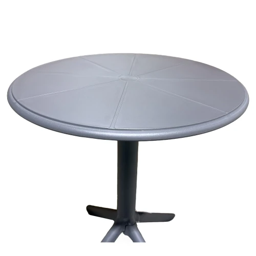 Τραπέζι Κήπου ISENYA Γκρι PP Φ60x75cm