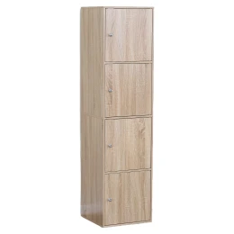 Παπουτσοθήκη ALVERO Δρυς Μοριοσανίδα/Ξύλο 40x39x157cm