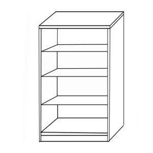 Συρταριέρα OCOLA Φυσικό Μελαμίνη 60x40x80cm