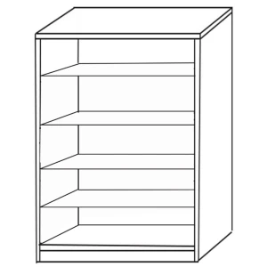 Παπουτσοθήκη KAMELIA Φυσικό Μελαμίνη 60x33x120cm