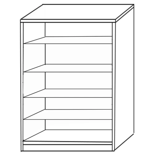 Παπουτσοθήκη KOKUTAN Φυσικό Χρώμα 80x33x120cm
