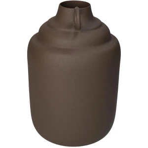 Βάζο Καφέ Μέταλλο 13x13x19.5cm