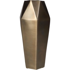 Βάζο Μπρονζέ Μέταλλο 11.5x11.5x25.5cm