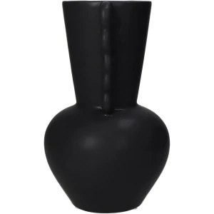 Βάζο Μαύρο Κεραμικό 13.7x13.7x22cm