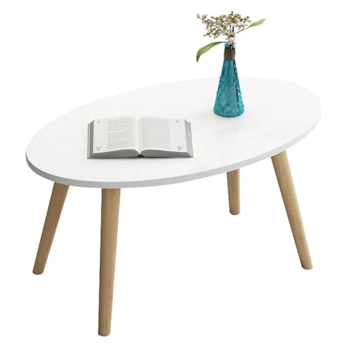 Τραπεζάκι Σαλονιού GAVIA Λευκό 80x40x42cm