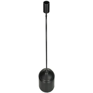 Κηροπήγιο Μαύρο Μέταλλο 13x8.5x36cm