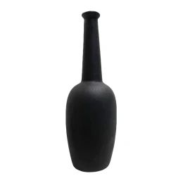 ΕΠΙΤΡΑΠΕΖΙΟ ΚΕΡΑΜΙΚΟ ΔΙΑΚΟΣΜΗΤΙΚΟ ELENDIL HM4592.02 ΜΑΥΡΟ ΜΑΤ Φ10x30Υεκ