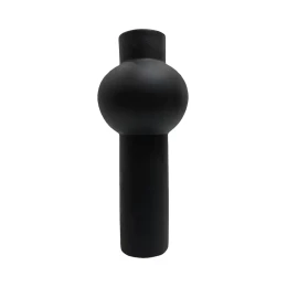 ΕΠΙΤΡΑΠΕΖΙΟ ΚΕΡΑΜΙΚΟ ΔΙΑΚΟΣΜΗΤΙΚΟ SCEPTER HM4604.02 ΜΑΥΡΟ ΜΑΤ Φ17x39Υεκ