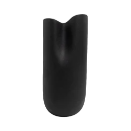 ΕΠΙΤΡΑΠΕΖΙΟ ΚΕΡΑΜΙΚΟ ΔΙΑΚΟΣΜΗΤΙΚΟ GLAZE HM4606.02 ΜΑΥΡΟ ΜΑΤ 17x16,5x37Υεκ