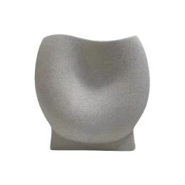 ΕΠΙΤΡΑΠΕΖΙΟ ΚΕΡΑΜΙΚΟ ΔΙΑΚΟΣΜΗΤΙΚΟ GLAZE HM4610.01 ΥΠΟΛΕΥΚΟ ΚΡΥΣΤΑΛΛΙΚΟ 26x14x25Υεκ