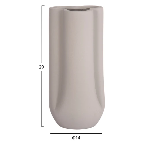 ΕΠΙΤΡΑΠΕΖΙΟ ΚΕΡΑΜΙΚΟ ΔΙΑΚΟΣΜΗΤΙΚΟ GLAΖΕ HM4612.03 ΓΚΡΙ ΜΑΤ Φ14x29Υεκ