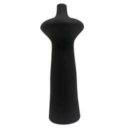 ΕΠΙΤΡΑΠΕΖΙΟ ΚΕΡΑΜΙΚΟ ΔΙΑΚΟΣΜΗΤΙΚΟ SCEPTER HM4636.02 ΜΑΥΡΟ ΜΑΤ Φ18x49Υεκ