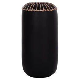 ΕΠΙΤΡΑΠΕΖΙΟ ΔΙΑΚΟΣΜΗΤΙΚΟ ΒΑΖΟ LENNOX HM4675.01S TΕΡΑΚΟΤΑ ΣΕ ΜΑΥΡΟ--Φ18x33Υεκ.