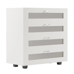 ΣΥΡΤΑΡΙΕΡΑ ΜΕΛΑΜΙΝΗΣ THORGAN HM9880.03 4 ΣΥΡΤΑΡΙΑ-ΛΕΥΚΟ ΧΡΩΜΑ 80Χ40Χ83Υεκ