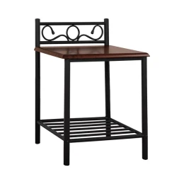 ΚΟΜΟΔΙΝΟ SUZIE HM388 ΑΠΟ ΜΕΤΑΛΛΟ ΚΑΙ ΞΥΛΟ 45x35x48-61Y εκ.