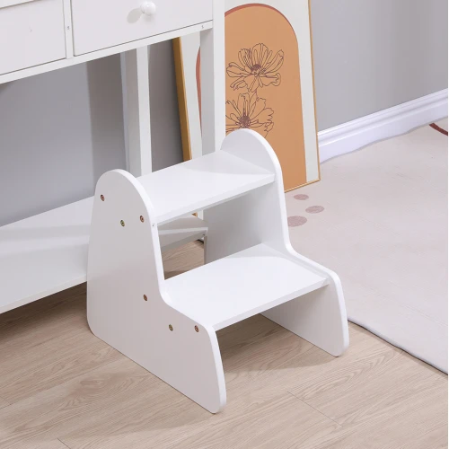 ΠΑΙΔΙΚΗ ΣΚΑΛΑ/ΣΚΑΜΠΟ RICKI HM18340.03 MDF & ΚΟΝΤΡΑΠΛΑΚΕ ΛΕΥΚΟ 33x43.5x40.5Υεκ
