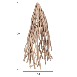 ΑΠΛΙΚΑ ΤΟΙΧΟΥ VEKNA HM4876 DRIFTWOOD ΣΕ ΦΥΣΙΚΟ 43x15(πάχος)x100Υεκ.[1xΕ27]