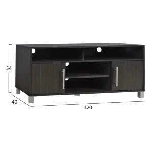 ΕΠΙΠΛΟ ΤΗΛΕΟΡΑΣΗΣ ΜΕΛΑΜΙΝΗΣ DANNA HM2202.01 ZEBRANO 120x40x54 εκ.