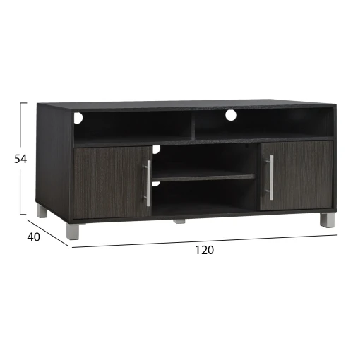 ΕΠΙΠΛΟ ΤΗΛΕΟΡΑΣΗΣ ΜΕΛΑΜΙΝΗΣ DANNA HM2202.01 ZEBRANO 120x40x54 εκ.