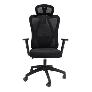 ΚΑΡΕΚΛΑ ΓΡΑΦΕΙΟΥ MEXER HM1195.01 ΜΑΥΡΟ MESH-PP ΒΑΣΗ 68x70x136Υεκ.