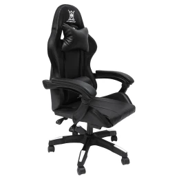 ΠΟΛΥΘΡΟΝΑ GAMING DARREN HM1203.04 ΜΑΥΡΟ-ΛΕΥΚΟ PVC 58.5x100x120Υεκ.