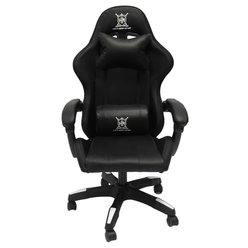 ΠΟΛΥΘΡΟΝΑ GAMING DARREN HM1203.10 ΜΑΥΡΟ-ΓΚΡΙ PVC 60x60x120Υεκ.