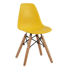 ΚΑΡΕΚΛΑ TWIST KID ΤΜΧ.HM8453.04 ΞΥΛΙΝΑ ΠΟΔΙΑ &amp;ΚΑΘΙΣΜΑ ΚΙΤΡΙΝΟ PP 30,5Χ33Χ59 ΕΚ
