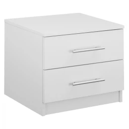 ΚΟΜΟΔΙΝΟ ΜΕΛΑΜΙΝΗΣ CHELSEA HM2220.05 ΛΕΥΚΟ 48x40,5x41,5 εκ.