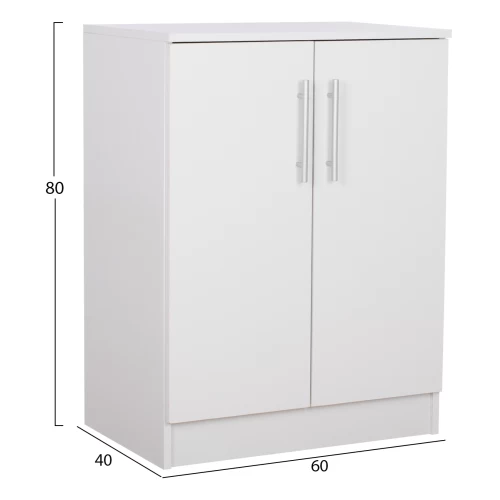 ΠΑΠΟΥΤΣΟΘΗΚΗ ΝΤΟΥΛΑΠΙ EMERIE ΜΕΛΑΜΙΝΗΣ ΛΕΥΚΗ 60x40x80Υεκ.HM2206.05