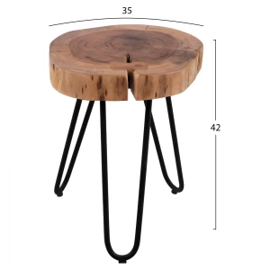 ΤΡΑΠΕΖΑΚΙ-ΣΚΑΜΠΩ OSLO HM8209.11 ΑΠΟ ΜΑΣΙΦ ΚΟΡΜΟ ΑΚΑΚΙΑΣ 35x35x42Υ εκ. ΤΡΑΠΕΖΑΚΙ-ΣΚΑΜΠΩ OSLO HM8209.11 ΑΠΟ ΜΑΣΙΦ ΚΟΡΜΟ ΑΚΑΚΙΑΣ 35x35x42Υ εκ.