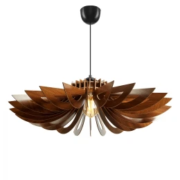 ΦΩΤΙΣΤΙΚΟ ΟΡΟΦΗΣ ΚΡΕΜΑΣΤΟ HM7349.01 MDF ΚΑΡΥΔΙ Φ52x45Υεκ.
