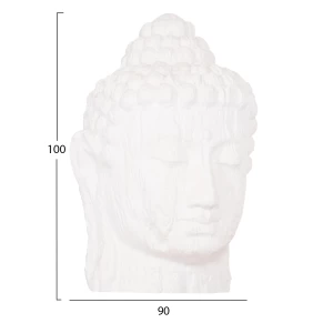 ΔΙΑΚΟΣΜΗΤΙΚΟ ΔΑΠΕΔΟΥ XXL ΚΕΦΑΛΙ ΒΟΥΔΑ HM4385.02 ΓΥΨΟΣ ΣΕ ΛΕΥΚΟ 90x90x100Υεκ.